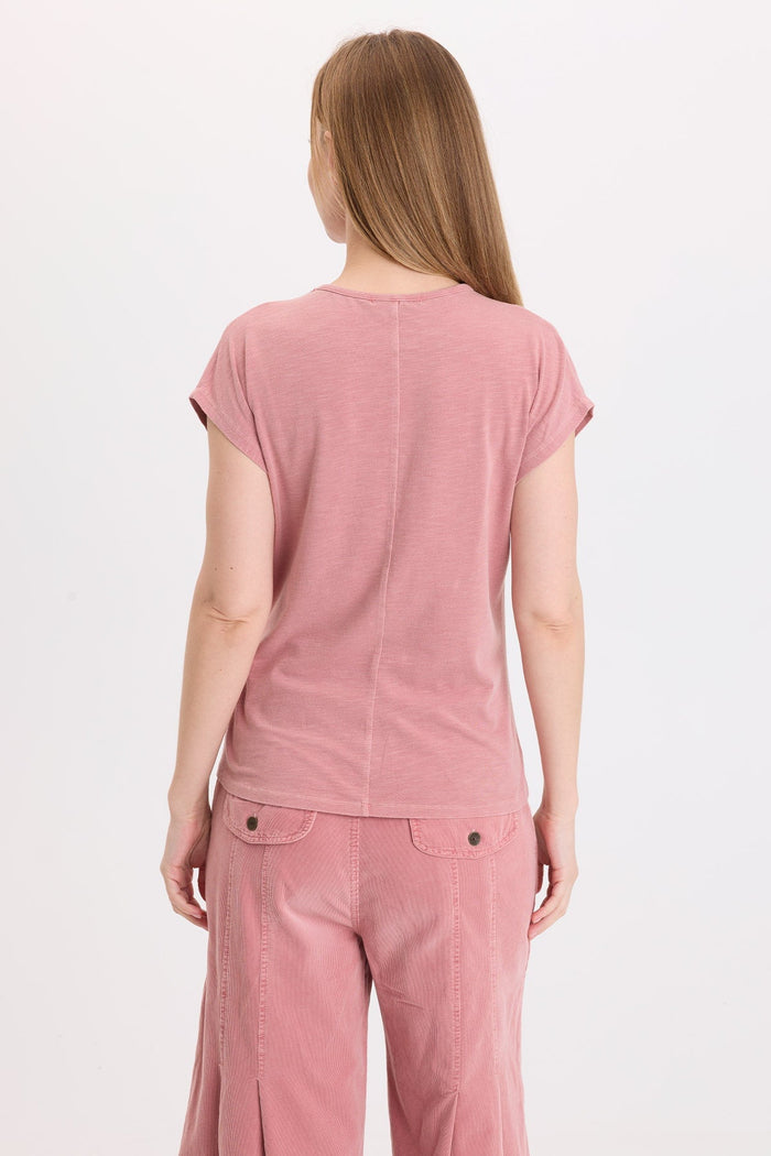 Wearables Arwen Soft Jersey Mock Neck Tee