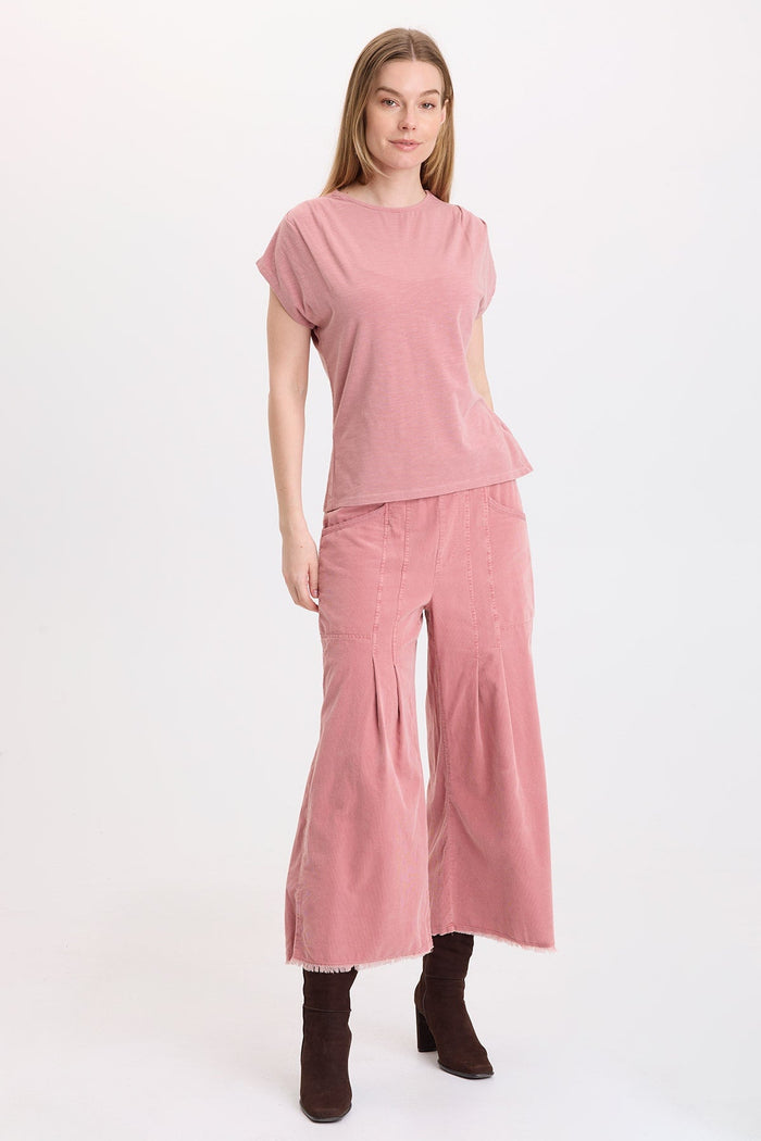 Wearables Arwen Soft Jersey Mock Neck Tee