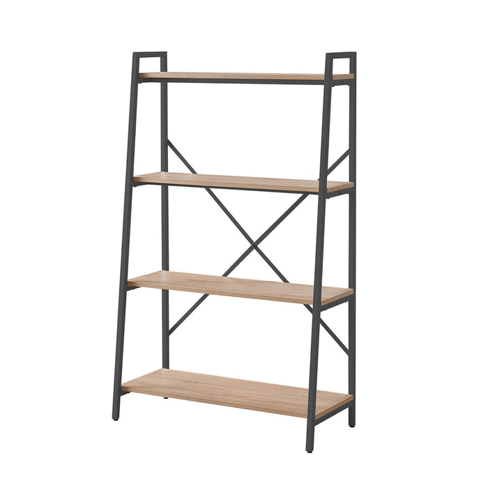 ASPECT 1300 Bookcase Oak/Black by Workzone™ -Home Living Store - -