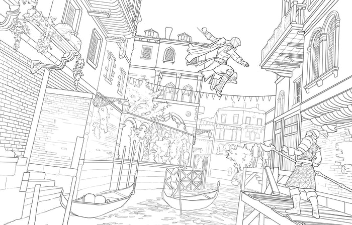 Assassin's Creed: The Official Coloring Book