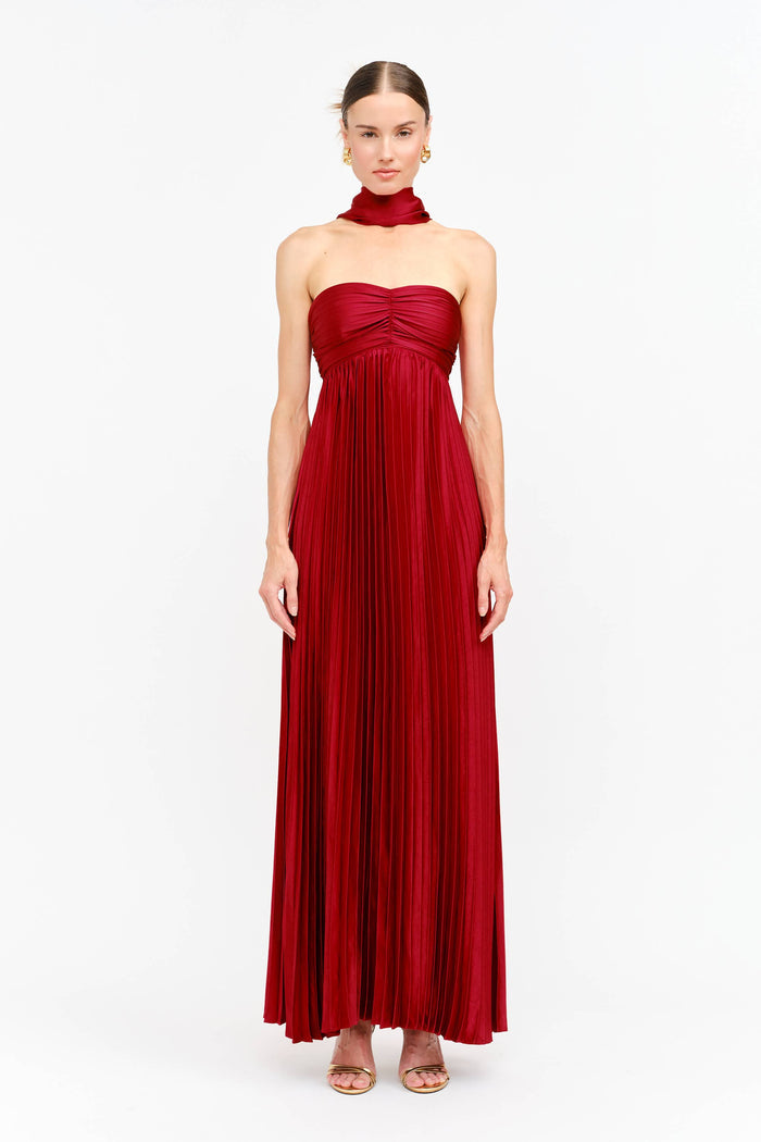 Aster Dress: RED / S