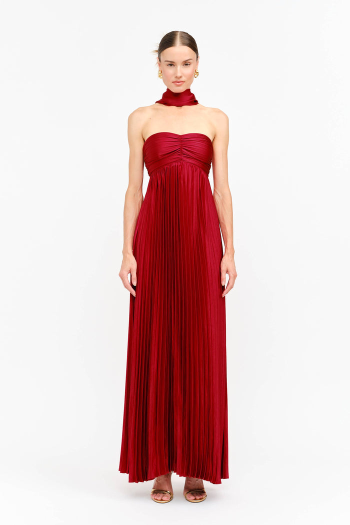 Aster Dress: RED / S