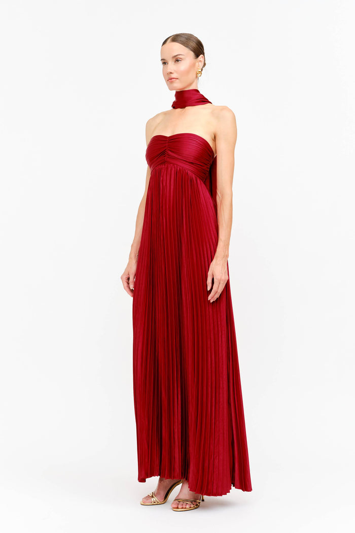 Aster Dress: RED / S