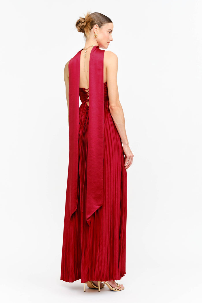 Aster Dress: RED / S