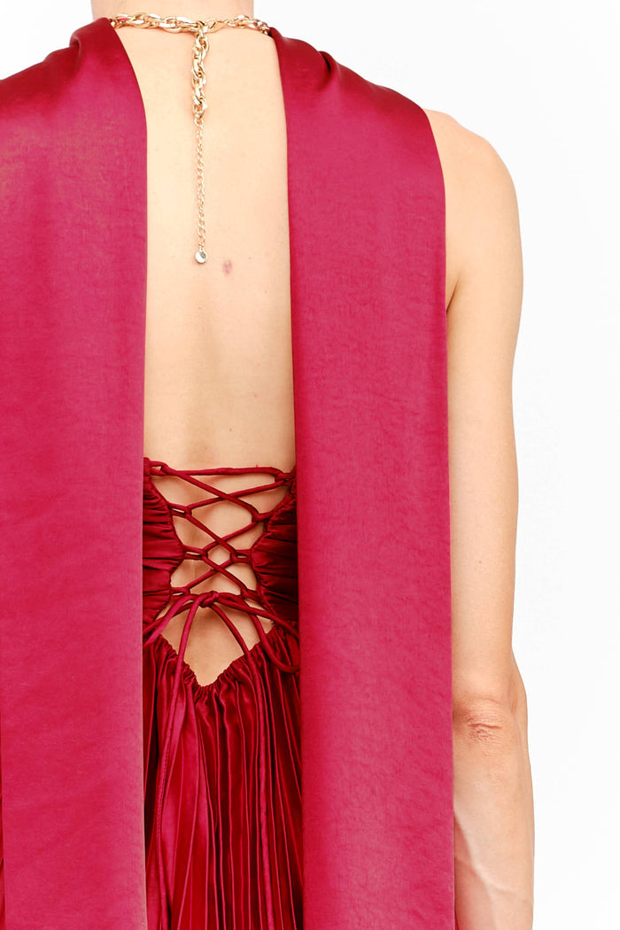 Aster Dress: RED / S
