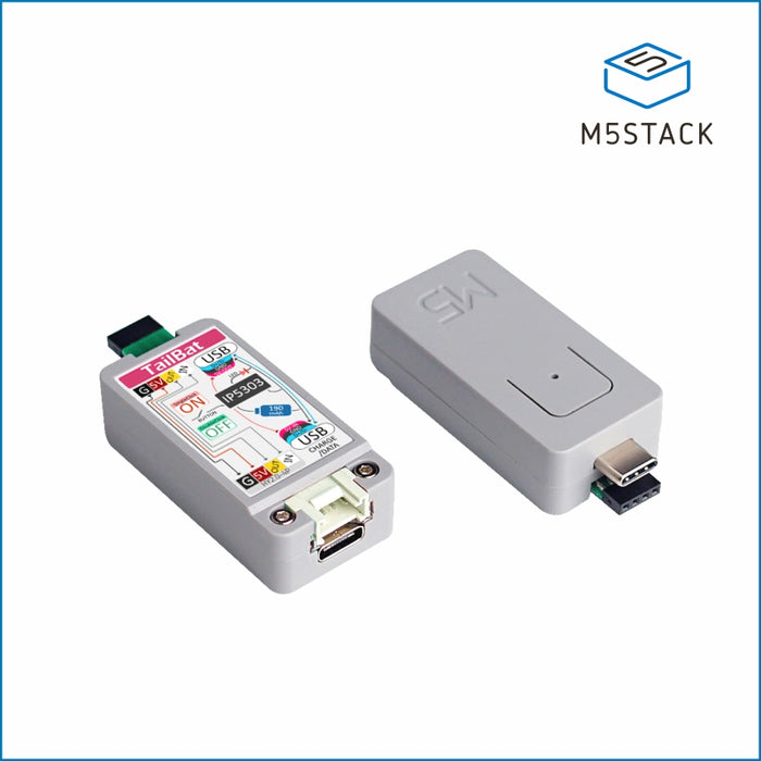 ATOM TailBat - Battery Accessory for ATOM - m5stack-store