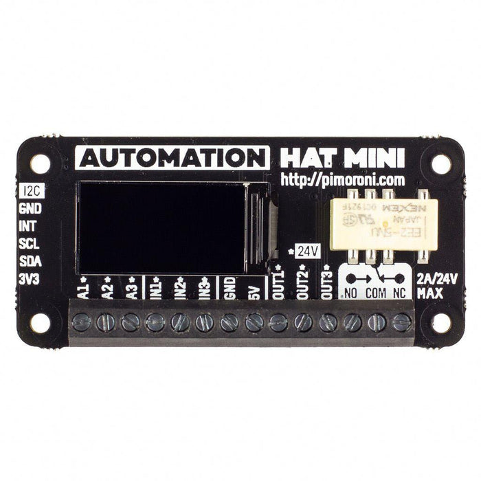 Automation HAT Mini by Pimoroni - The Pi Hut