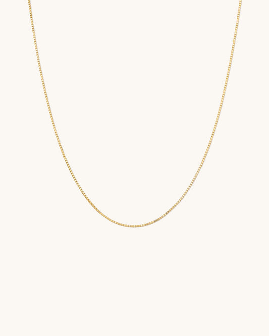 Baby Box Chain Necklace