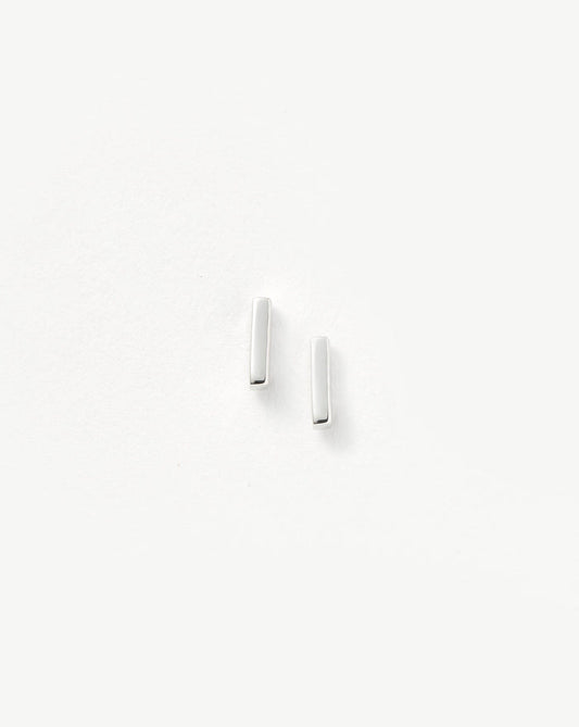 Bar Stud Earrings | Sterling Silver Earrings Missoma