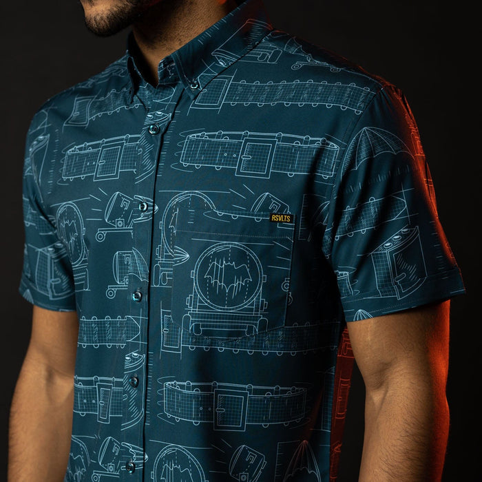 RSVLTS Batman Batman "Batprints" – KUNUFLEX Short Sleeve Shirt