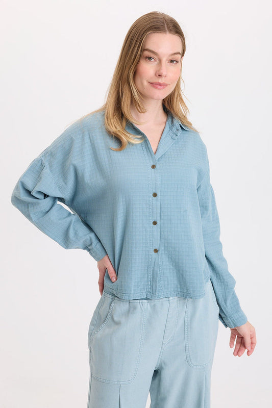 Wearables Becknir Basket Weave Button-Up