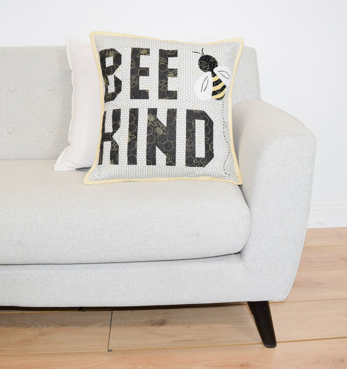 Bee Kind Pillow (Downloadable Sewing Pattern)