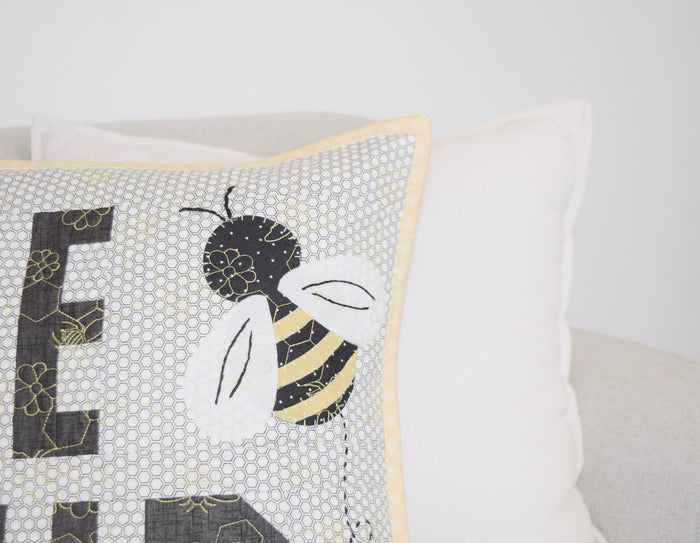 Bee Kind Pillow (Downloadable Sewing Pattern)