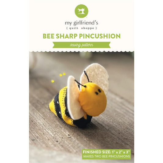 Bee Sharp Pincushion (Downloadable Sewing Pattern)