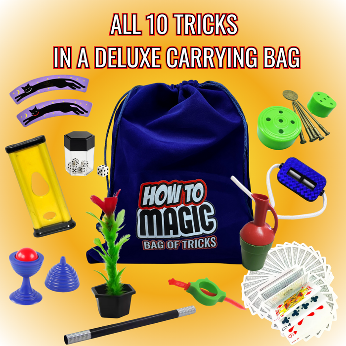 Beginner Bag of Tricks – 10 Easy Magic Tricks for Kids & Aspiring Magicians