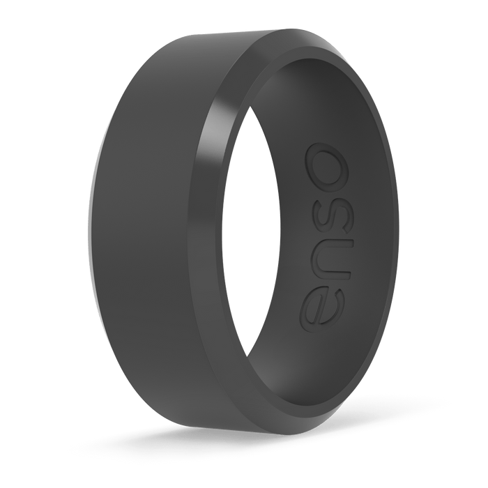 Bevel Silicone Ring - Slate