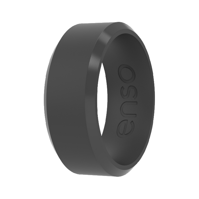 Bevel Silicone Ring - Slate