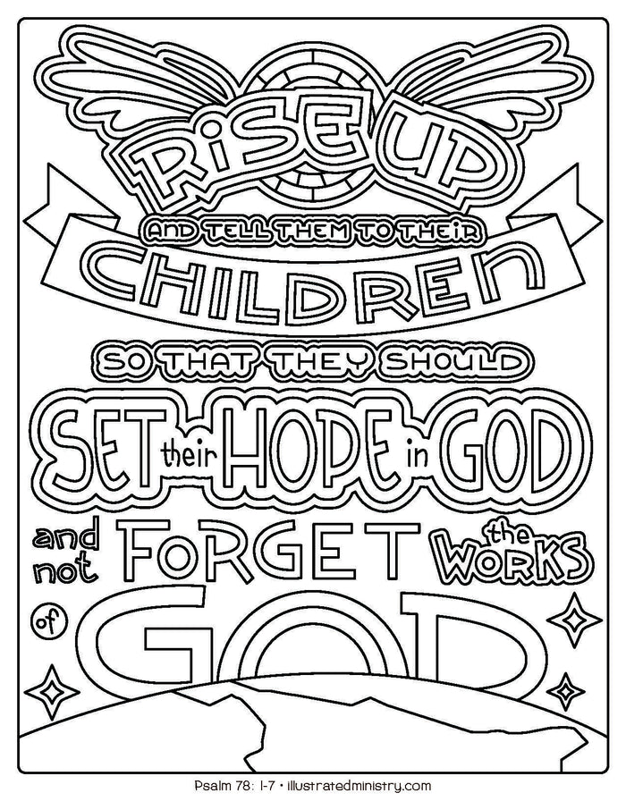 Bible Story Coloring Pages: Fall 2020 (Year A)