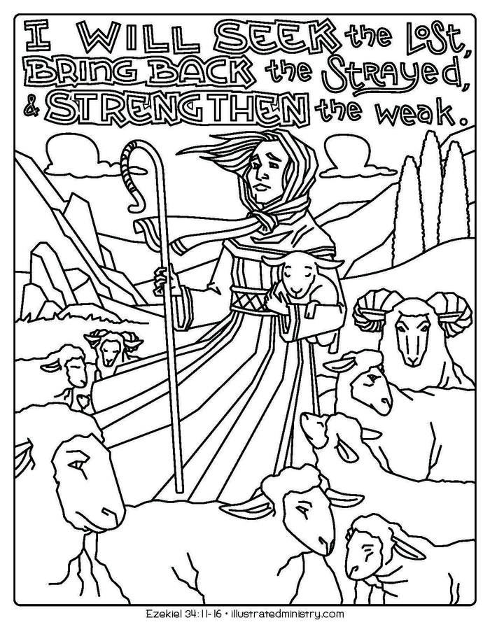 Bible Story Coloring Pages: Fall 2020 (Year A)