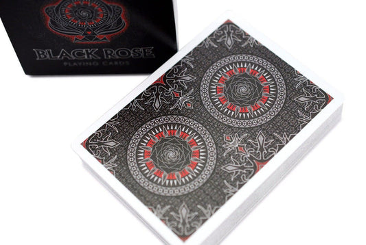 Bicycle® Black Rose Playing Cards by US Playing Card Co.