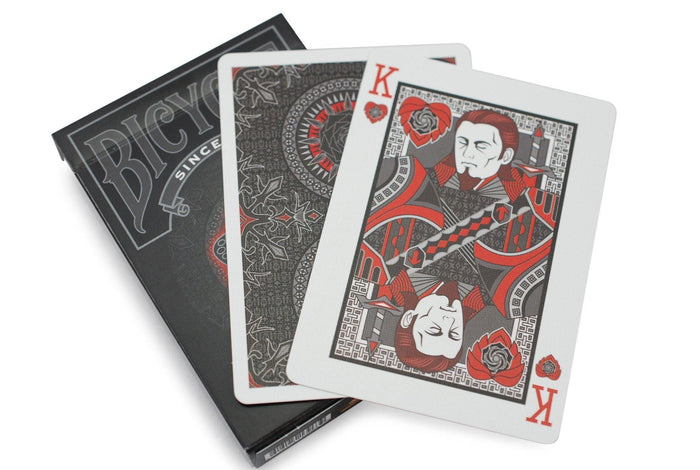 Bicycle® Black Rose Playing Cards by US Playing Card Co.