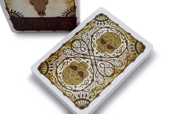 Bicycle® Plugged Nickel, Wanted Poster Playing Cards by US Playing Card Co.