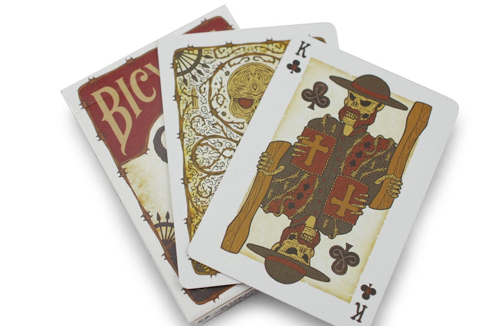 Bicycle® Plugged Nickel, Wanted Poster Playing Cards by US Playing Card Co.