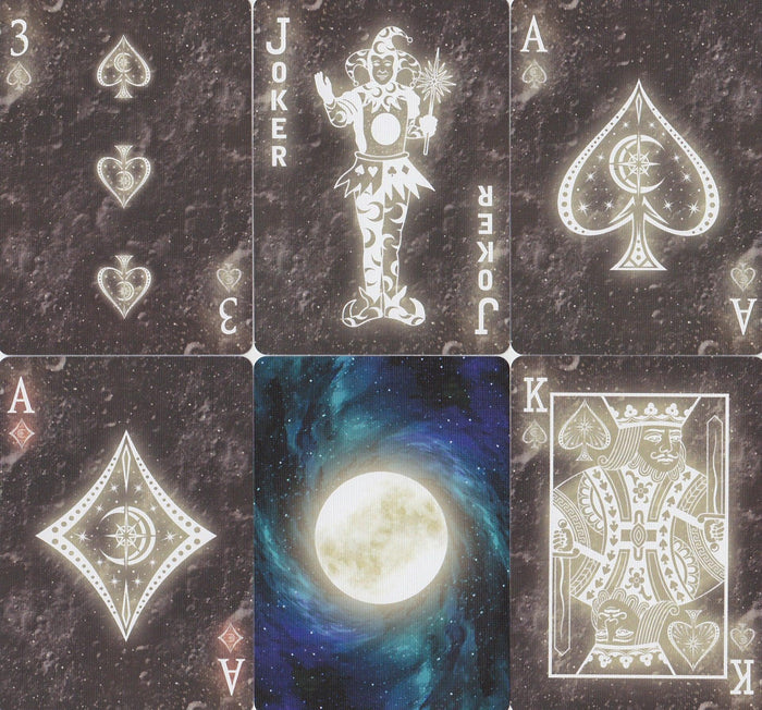 Bicycle® Starlight Lunar Playing Cards by US Playing Card Co.