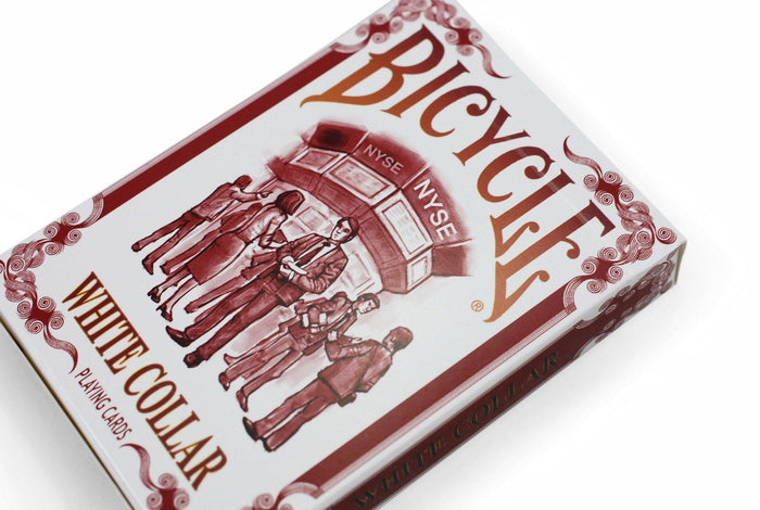 Bicycle® White Collar Playing Cards by US Playing Card Co.