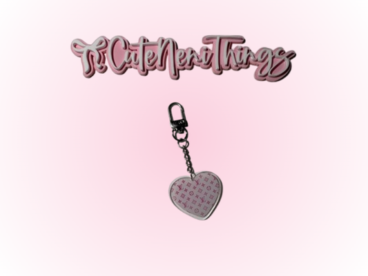 Binder Charms | 4CM | Pink & White