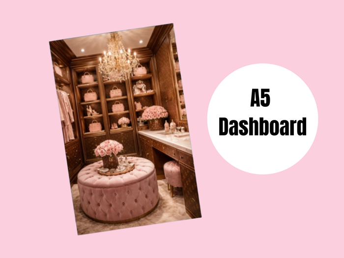 Binder Dashboard | A5 Rings | L Closet