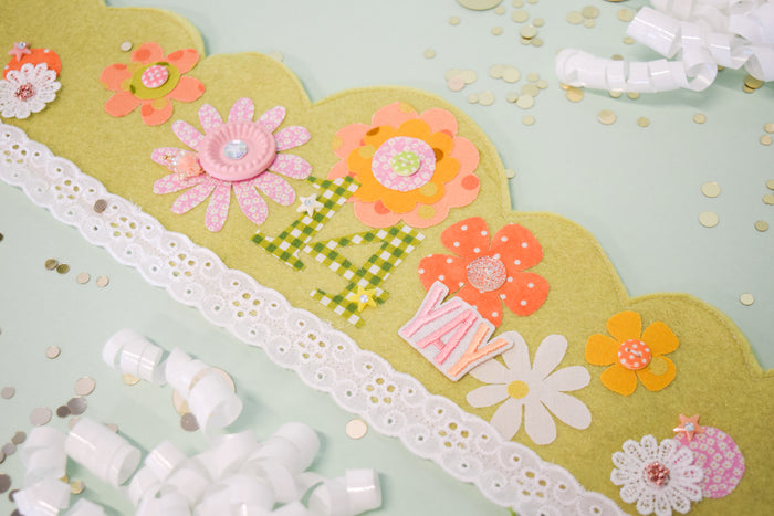 Birthday Crown (Downloadable Sewing Pattern)
