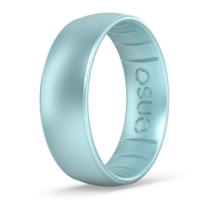 Birthstone Classic Silicone Ring - Aquamarine