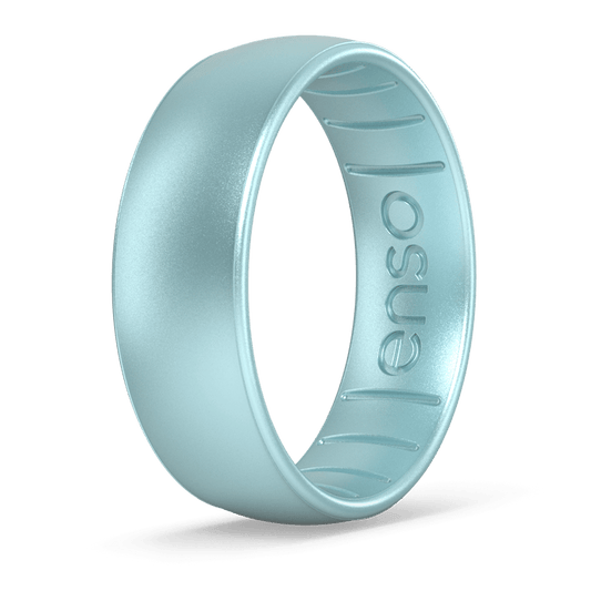Birthstone Classic Silicone Ring - Aquamarine