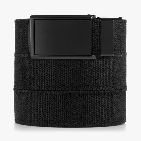 Black Canvas Belt - SlideBelts