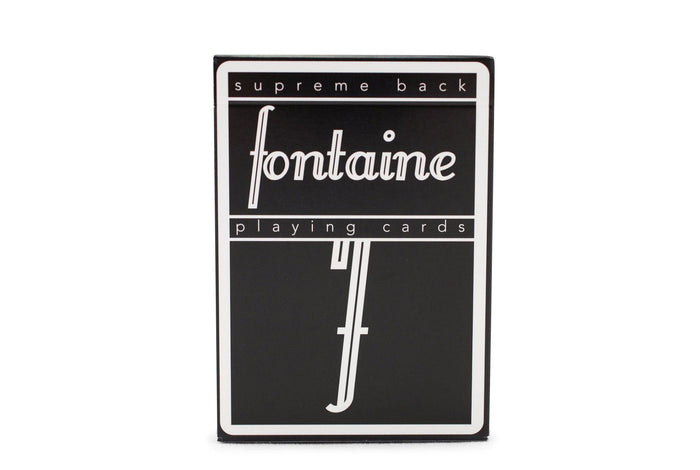 Black Fontaine Playing Cards by Zach Mueller