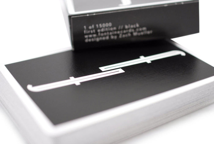 Black Fontaine Playing Cards by Zach Mueller