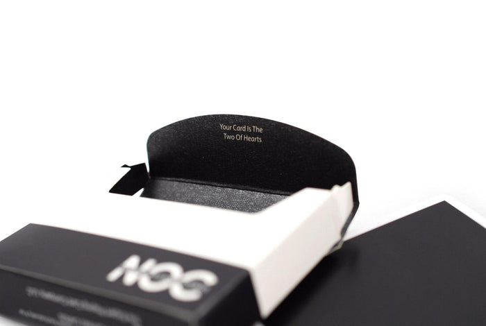 Black NOC V3S Playing Cards by The Blue Crown