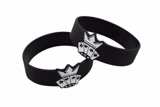 Black Wristband Playing Cards by RarePlayingCards.com