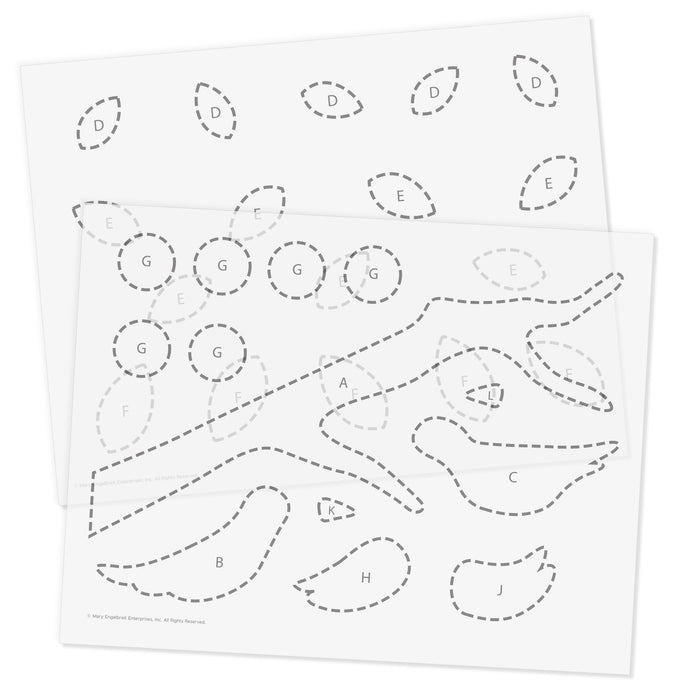 Blackbird Cherry Branch Felt Kit