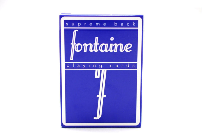 Blue Fontaine Playing Cards by Fontaine