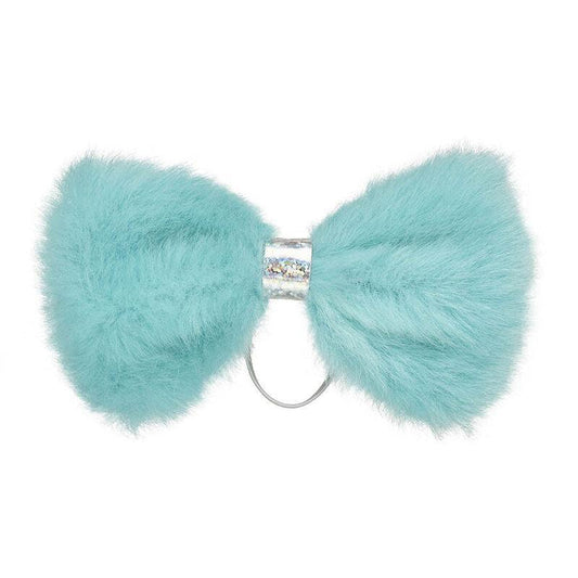 Blue Fur Bow - Build-A-Bear Workshop Australia