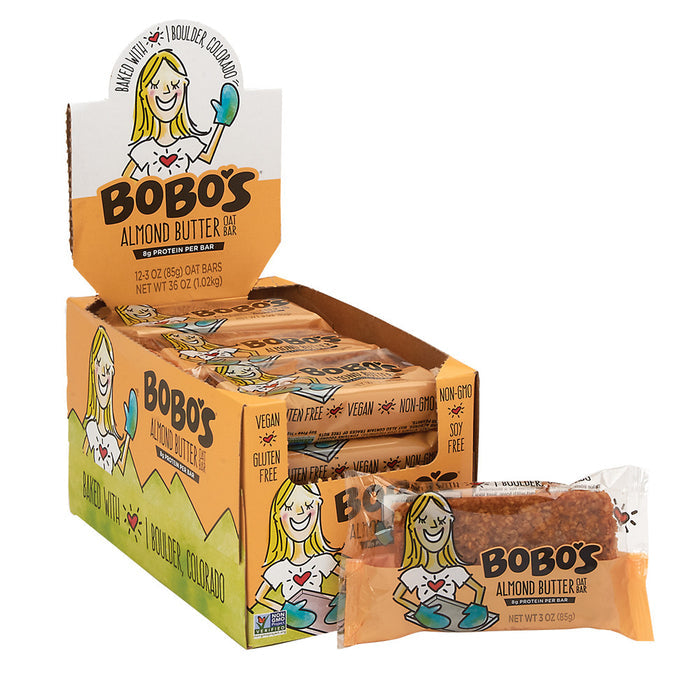 Bobo's Almond Butter Oat Bars - 12 Count 3 OZ