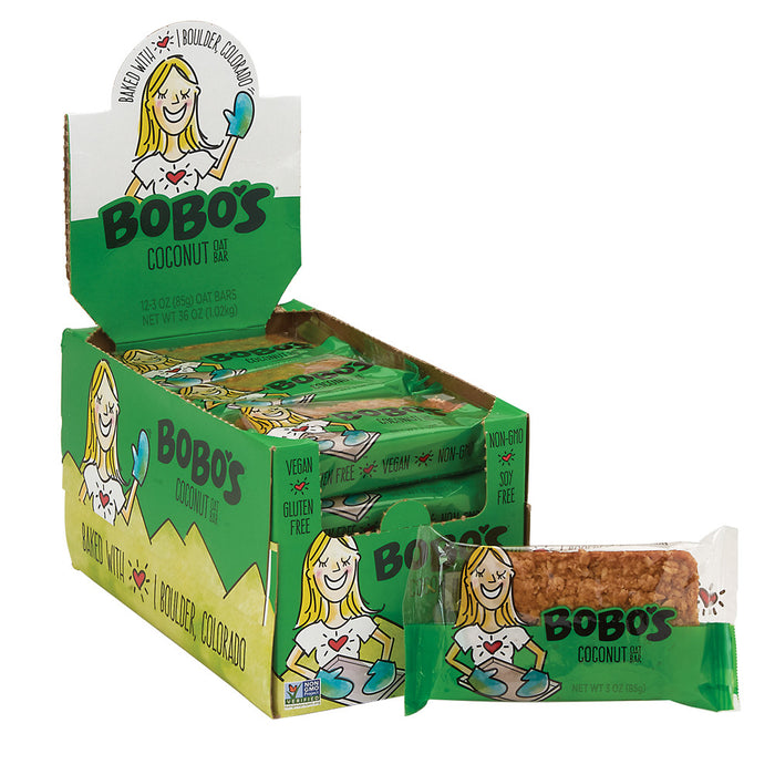 Bobo's Coconut Oat Bars - 12 Count 3 OZ