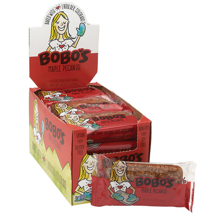 Bobo's Maple Pecan Oat Bars - 12 Count 3 OZ