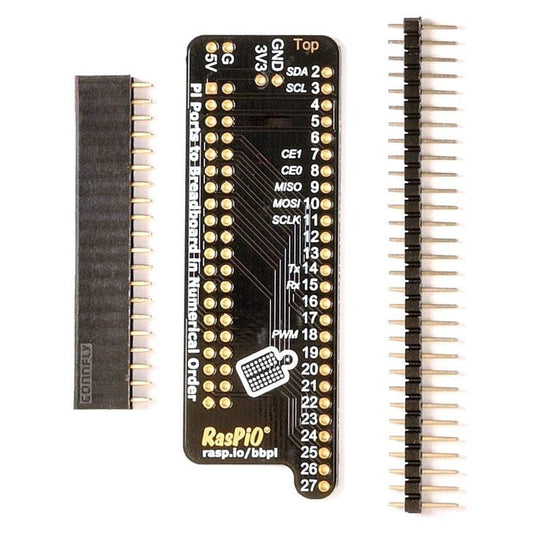 Breadboard Pi Bridge - PCB and Headers Only [discontinued] by RasPiO - The Pi Hut