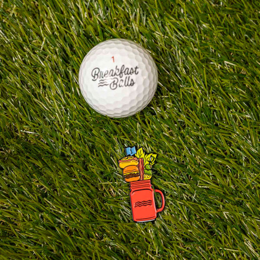 RSVLTS RSVLTS Breakfast Balls Breakfast Theme "Bloody Mary" _ Ball Marker Breakfast Balls Breakfast Theme "Bloody Mary" _ Ball Marker