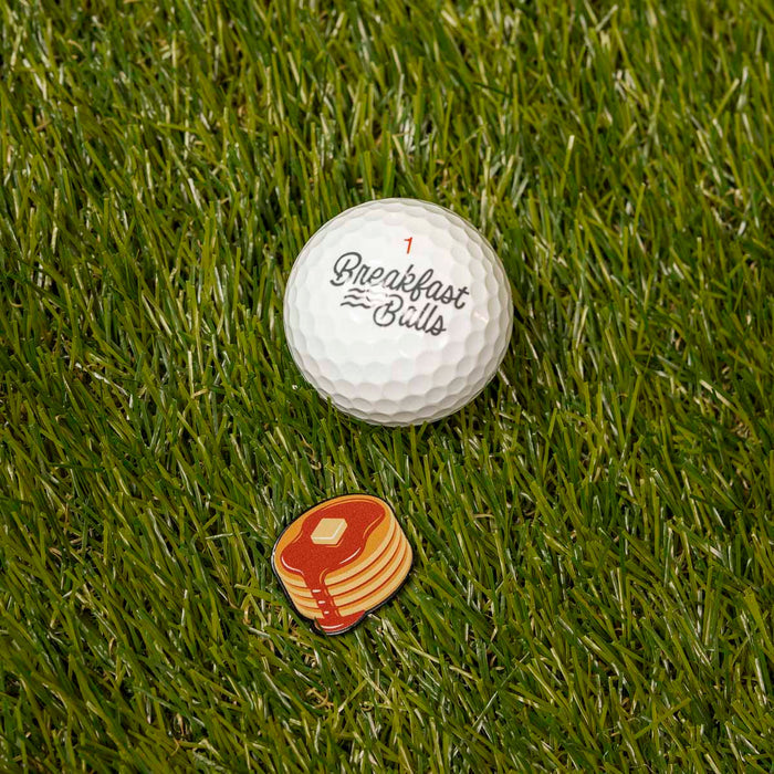 RSVLTS RSVLTS Breakfast Balls Breakfast Theme "Pancake" _ Ball Marker Breakfast Balls Breakfast Theme "Pancake" _ Ball Marker