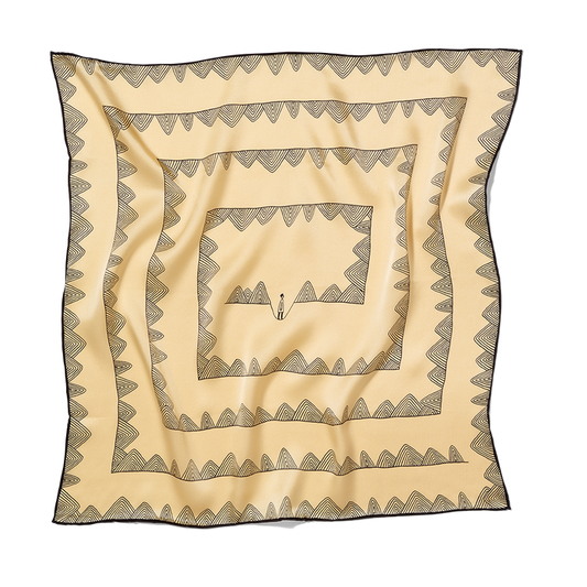 Brian Rea’s Silky Landscape Scarf - Image 1
