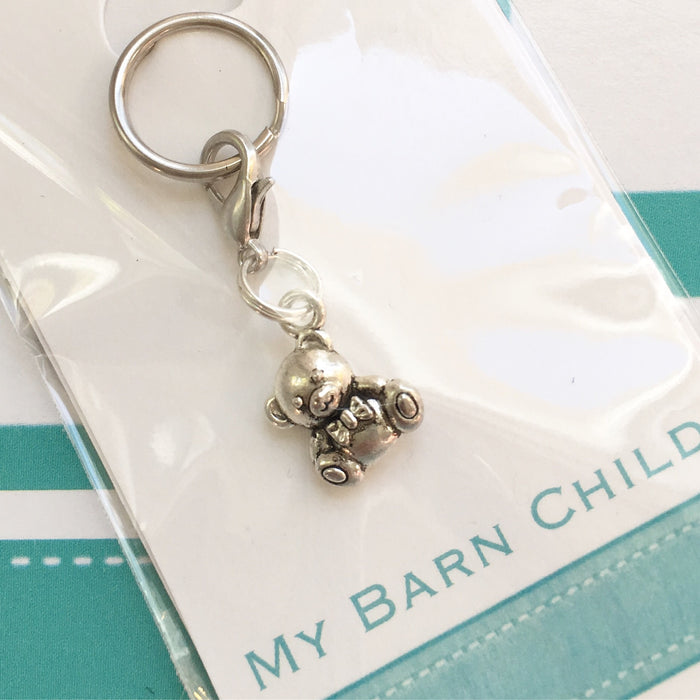 Bridle Charm: Teddy - Silver